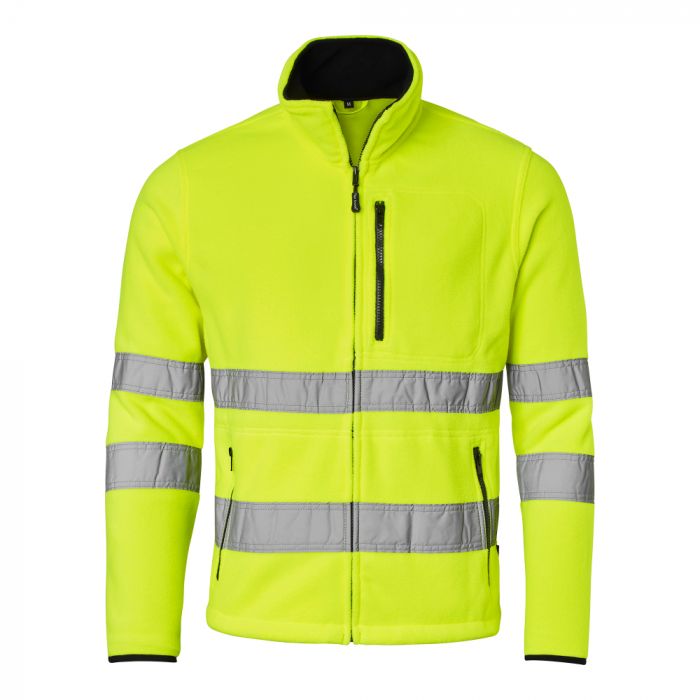 Top Swede 4642 Hi-Vis Fleece, Fluoresant Yellow, 1 stk ,SBG-4642-10