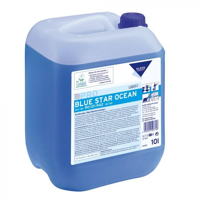 Kleen Purgatis Blue Star Ocean Multipurpose Cleaner, blå, 1 x 10 L, SFM-T90121942