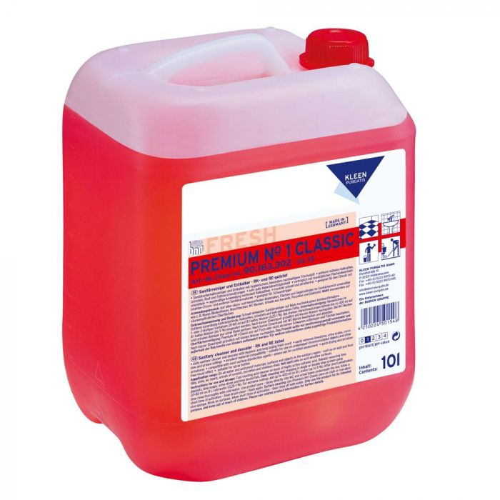 Kleen Purgatis Premium No.1 Classic Sanitary Cleaner, Rød, 1 x 10 L, SFM-T90183302