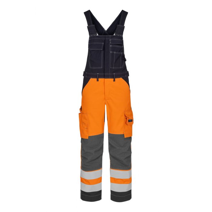 Tranemo 52408493 Flammehemmende Bib 'n' Brace, oransje/marine, 1 stk., STN-52408493