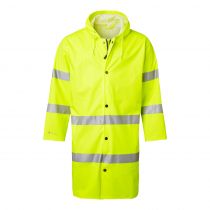 Top Swede 9295 Rain Hi-Vis Coat, Fluoresant Yellow, 1 stk. ,SBG-9295-10