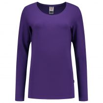 Tricorp Casual Langermet T-Skjorte Dame 101010, Lilla, 1 Stykke, SUT-101010Purple