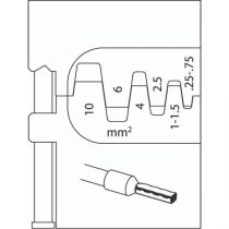 Gedore Blue Line, 8140-06, modulinnsats for endehylser, 1 stk., SGD-1830600