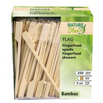 Nature Star Flag Finger Food spyd, Nature, 6000 stykker, boks emballasje, SFM-38950