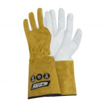 Gloves Pro Mig Elektrikerhansker, brun/hvit, 12 par, SGP-5620