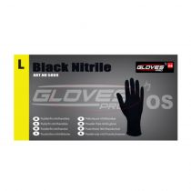 Gloves Pro Nitril Powder Free Engangshansker, Svarte, 1000 stk, SGP-5869