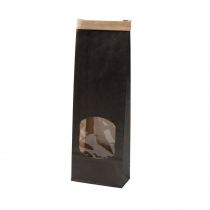 Green Box PP-Foil S Kraft Paper Block Bunnposer med vindu, 500 stykker, SGB-DRE02-PaperBags