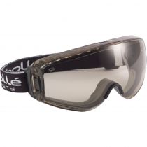 Bolle Safety Pilot Brown Lens Platinum Hard Coat Safety Googles Frame, Svart, stk., SBS-PILOCSP